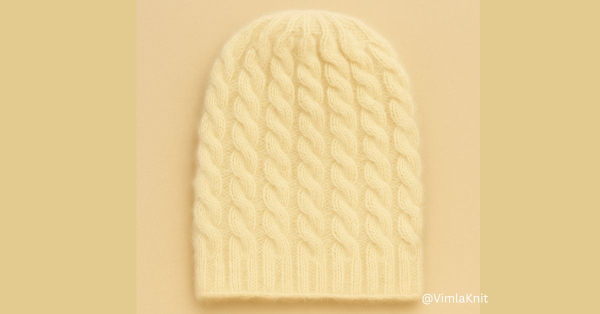 Babies Classic Cable Knit Hat Pattern – Easy Knitting Tutorial for First Time Cable Knitters.