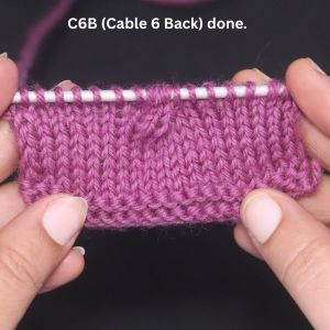 cable knitting abbreviations step 4