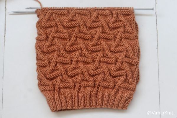 Twisted Stitches Brain Hat Body Pattern