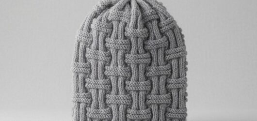 Easy Double Basket Rib Stitch Unisex Beanie Knitting Pattern- Beginner Friendly Knitting Tutorial by Vimla Negi.