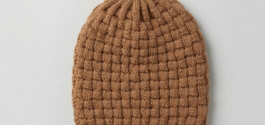 Easy BasketWeave Knit Beanie Pattern – Free Step-by-Step Guide.
